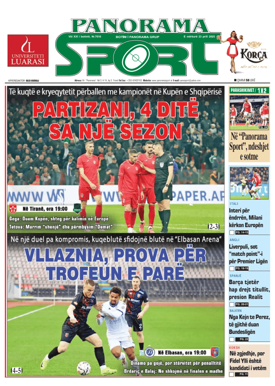 Prima-pagina-Panorama Sport-oggi-edizione-di-oggi-20250423